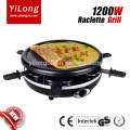 electric bbq round teppanyaki steak party table raclette grill